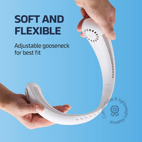 Portable Rechargeable Neck Fan Usb (random Color)